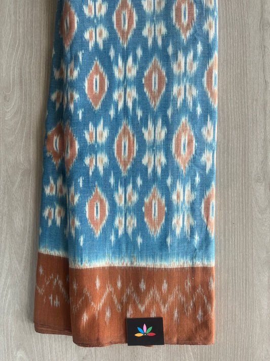 Handloom Pochamapally Ikkat Cotton Saree - 29246