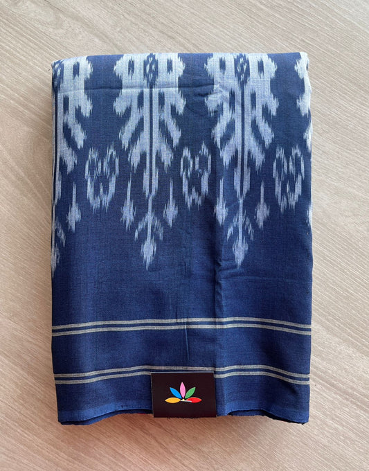 Handloom Pochampally Ikkat Cotton Saree - 29249