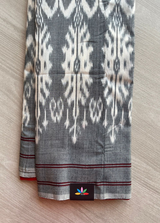 Handloom Pochampally Ikkat Cotton Saree - 29253