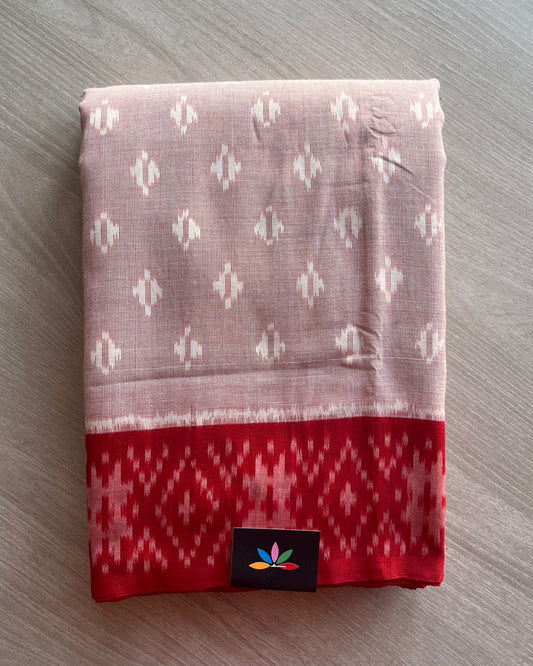 Handloom Pochampally Ikkat Cotton Saree - 29254