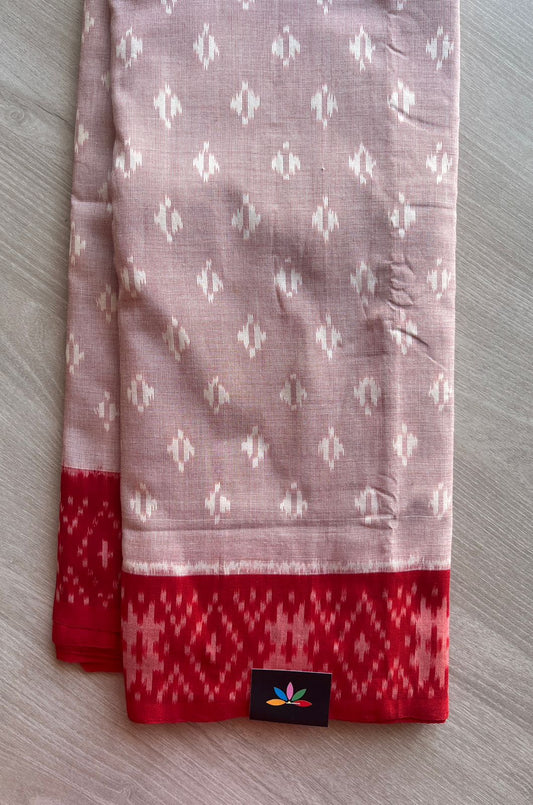 Handloom Pochampally Ikkat Cotton Saree - 29254