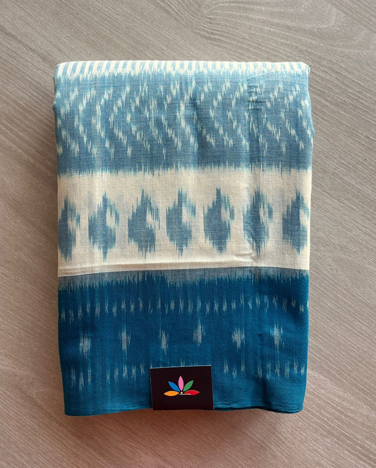 Handloom Pochampally Ikkat Cotton Saree - 29255