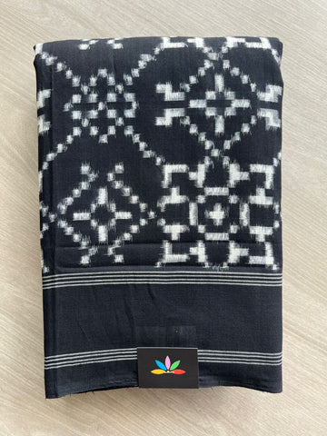 Handloom Telia Rumal ikkat Cotton Saree - 32232
