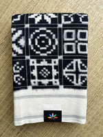 12 Motif Handwoven Telia Rumal ikkat Cotton Saree - 32238