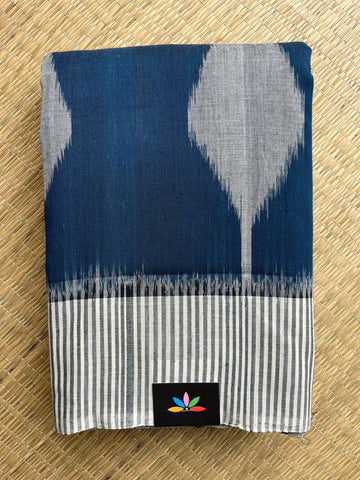 Handloom Pochampally Ikkat Cotton Saree - 32245