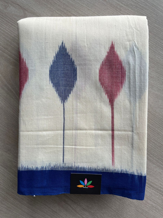 Handloom Pochampally Ikkat Cotton Saree - 32247