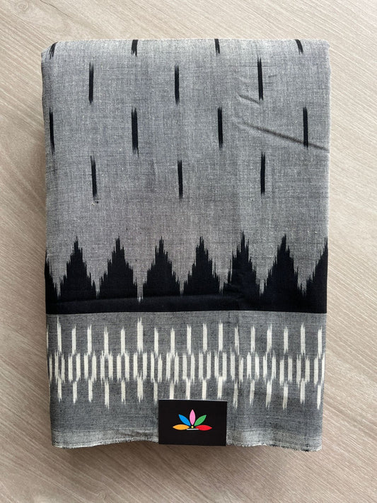 Handloom Pochampally Ikkat Cotton Saree - 32249