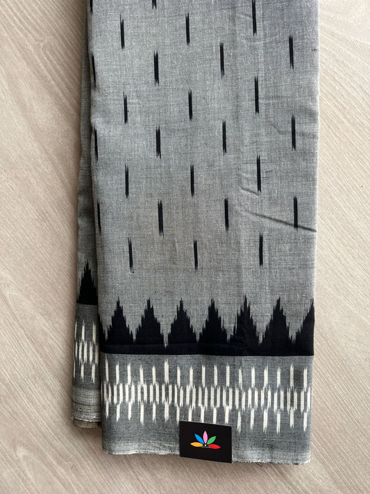 Handloom Pochampally Ikkat Cotton Saree - 32249