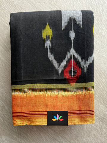 Handloom Pochampally Ikkat Cotton Saree - 32250