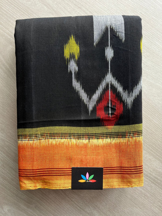 Handloom Pochampally Ikkat Cotton Saree - 32250