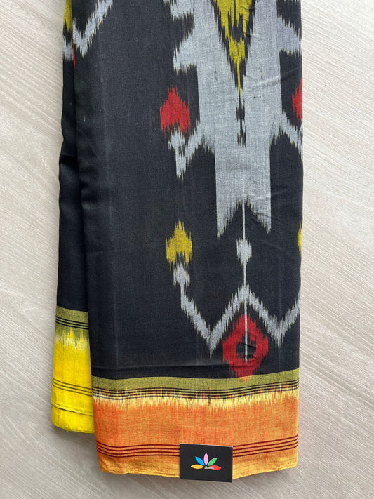 Handloom Pochampally Ikkat Cotton Saree - 32250