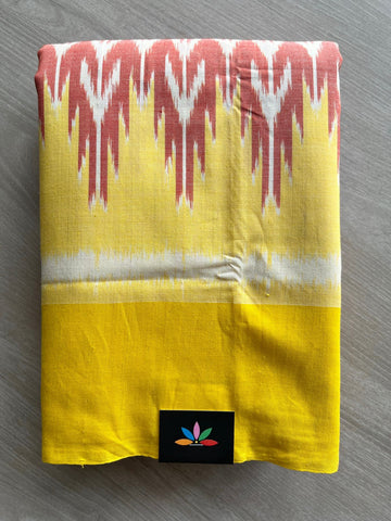 Handloom Pochampally Ikkat Cotton Saree - 32253