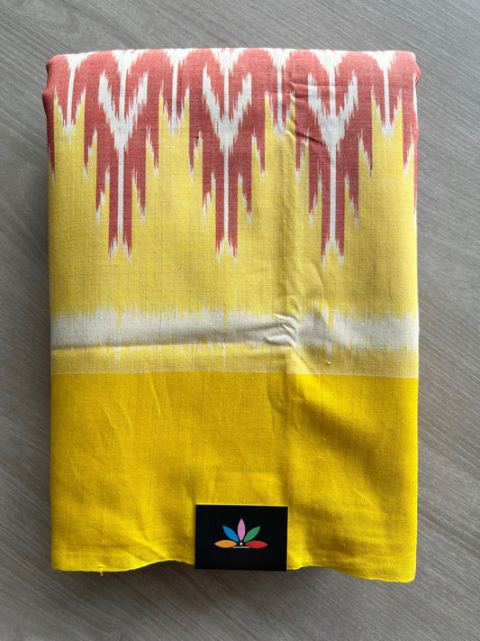 Handloom Pochampally Ikkat Cotton Saree - 32253
