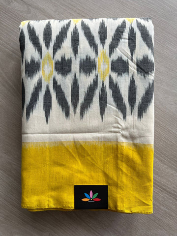 Handloom Pochampally Ikkat Cotton Saree - 32255