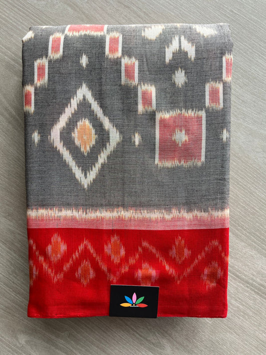 Handloom Pochampally Ikkat Cotton Saree - 32257