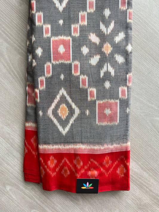 Handloom Pochampally Ikkat Cotton Saree - 32257