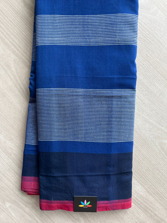 Handloom Pochampally Ikkat Cotton Saree - 32258