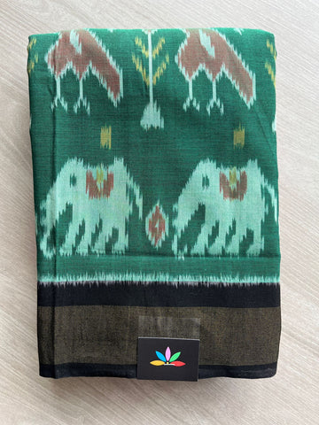 Handloom Pochampally Ikkat Cotton Saree - 32260