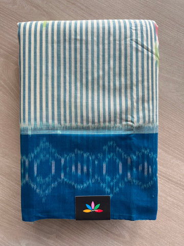 Handwoven Pochampally Ikkat Cotton Saree - 33465