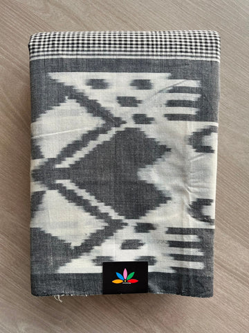 Handwoven Pochampally Ikkat Cotton Saree- 33477