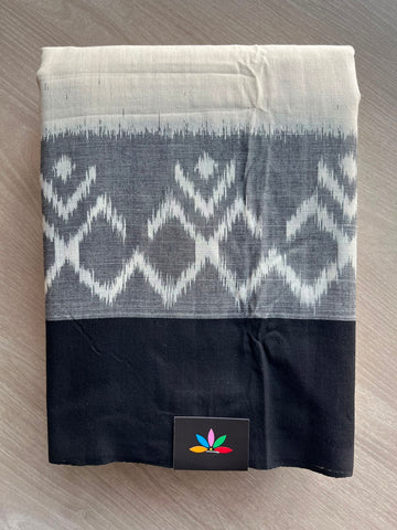Handwoven Pochampally Ikkat Cotton Saree - 33484