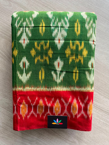Handwoven Pochampally Ikkat Cotton Saree - 33490
