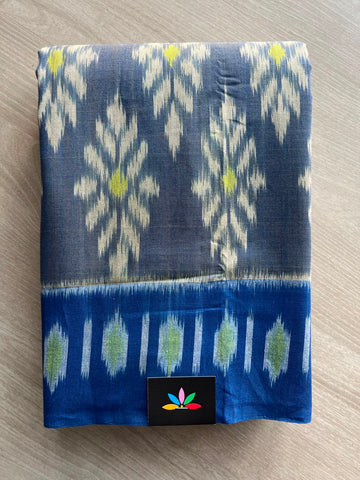 Handwoven Pochampally Ikkat Cotton Saree - 33494