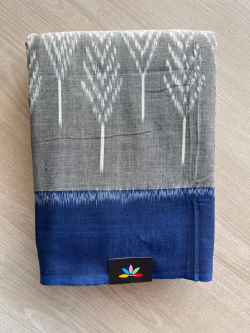 Handwoven Pochampally Ikkat Cotton Saree - 35073