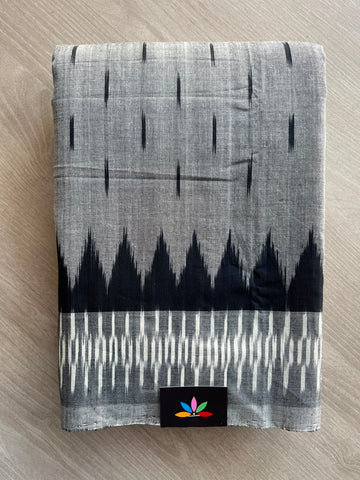 Handwoven Pochampally Ikkat Cotton Saree - 35075