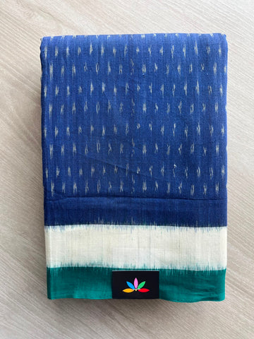 Handwoven Pochampally Ikkat Cotton Saree - 35076