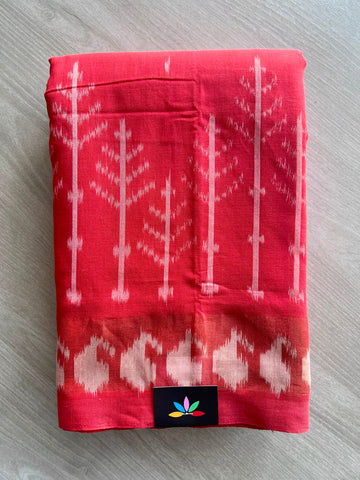 Handwoven Pochampally Ikkat Cotton Saree - 35081