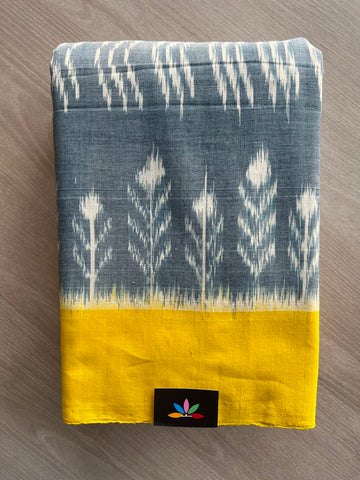 Handwoven Pochampally Ikkat Cotton Saree - 35082
