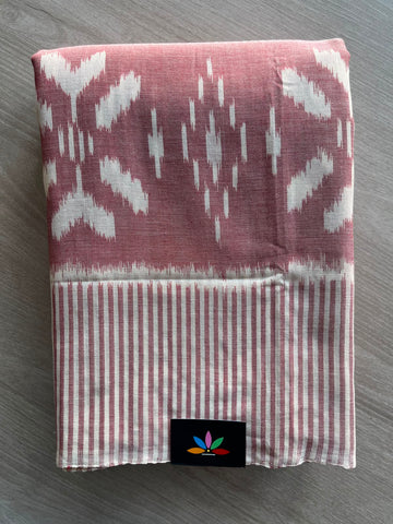 Handwoven Pochampally Ikkat Cotton Saree - 35083