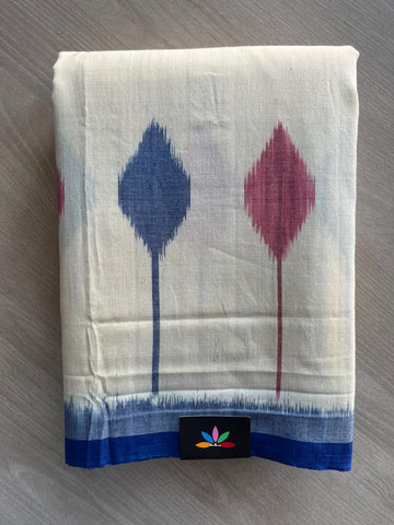 Handwoven Pochampally Ikkat Cotton Saree - 35084