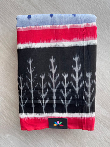Handwoven Pochampally Ikkat Cotton Saree - 35086