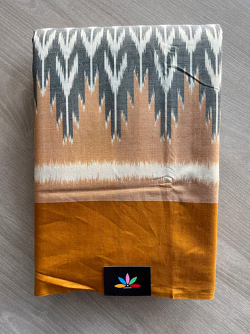 Handwoven Pochampally Ikkat Cotton Saree - 35088