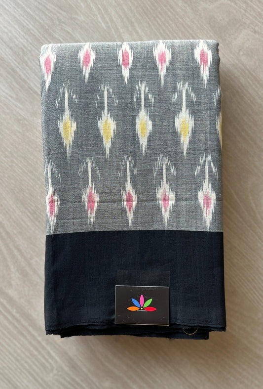 Handwoven Pochampally Ikkat Cotton Saree -7209