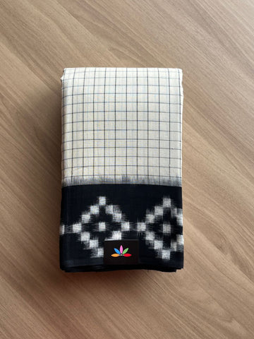 Handwoven Pochampally Ikkat Cotton Saree -23309