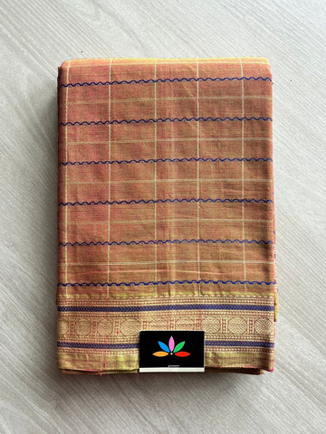 Handwoven Kanchi Cotton Saree-132_S