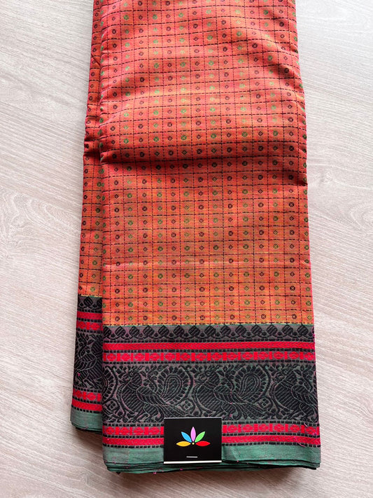 Handwoven Lakshadeepam Kanchi Cotton Saree-913_S