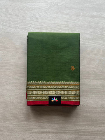 Handwoven Kanchi Cotton Saree -12869