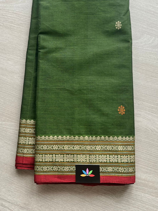 Handwoven Kanchi Cotton Saree -12869