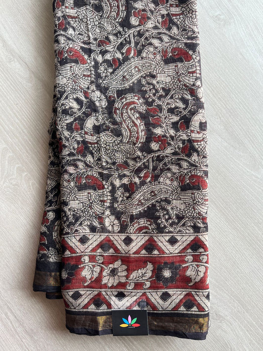 Printed Soft Kota Kalamkari Saree- 27055