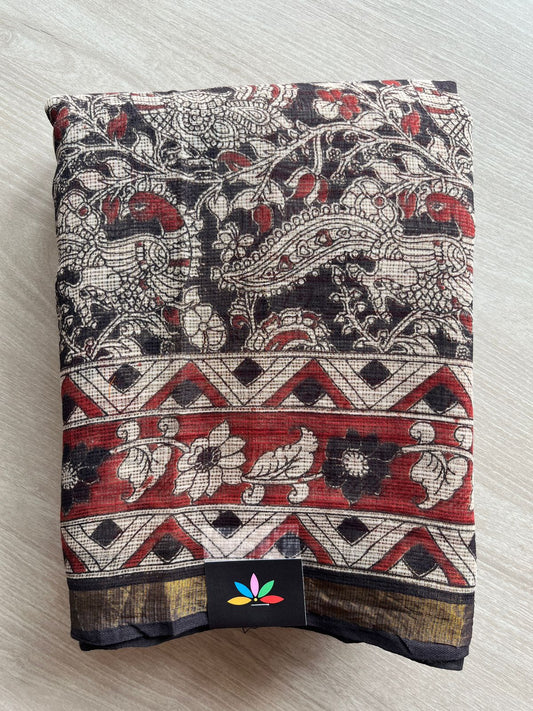 Printed Soft Kota Kalamkari Saree- 27055