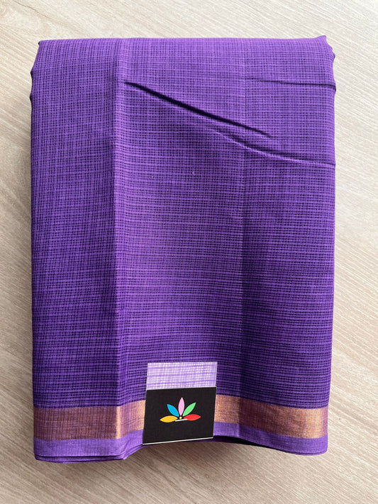 Kalamkari Pallu and Blouse Kota Cotton Saree -28582