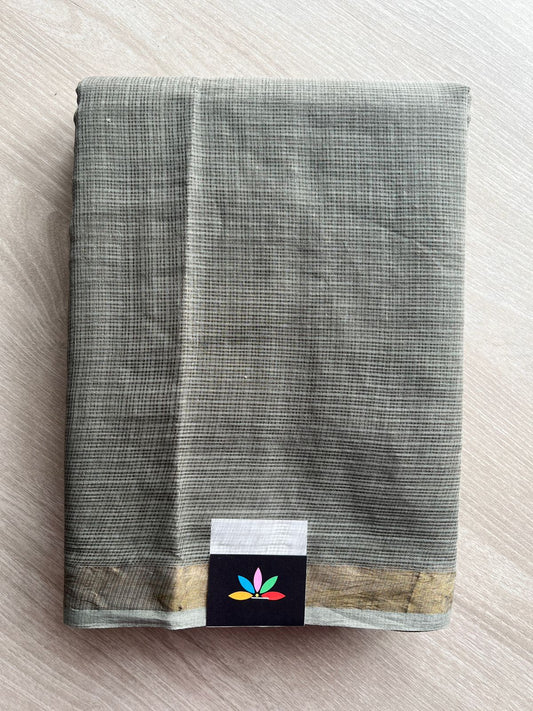 Kalamkari Pallu and Blouse Kota Cotton Saree -28584