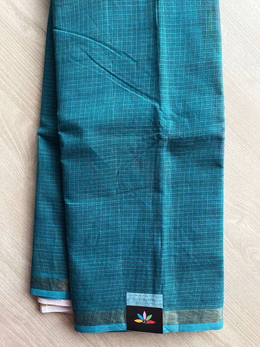 Kalamkari Pallu and Blouse Kota Cotton Saree -28586