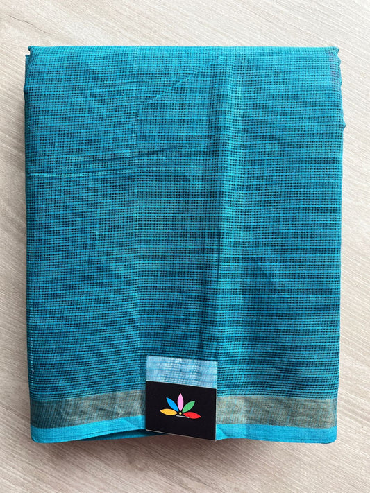 Kalamkari Pallu and Blouse Kota Cotton Saree -28586