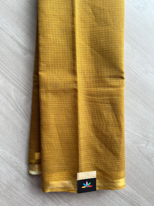 Kalamkari Pallu and Blouse Kota Cotton Saree -28590