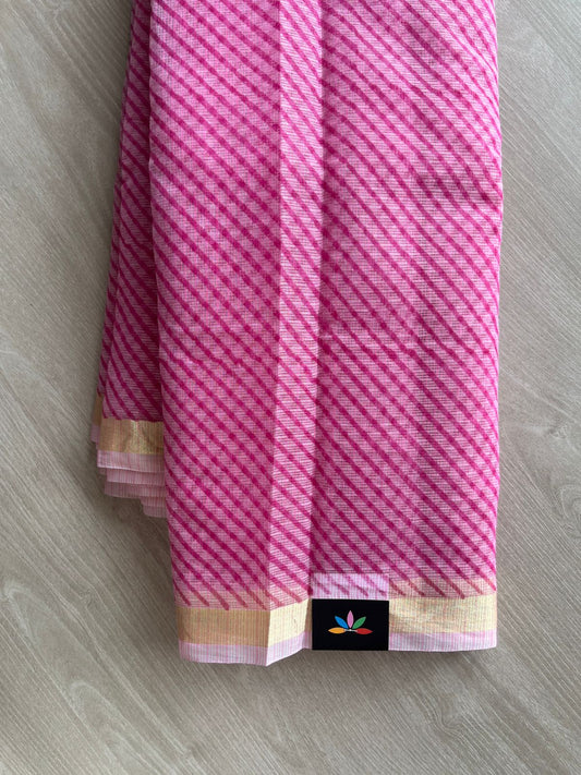Printed blended Kota saree-24026